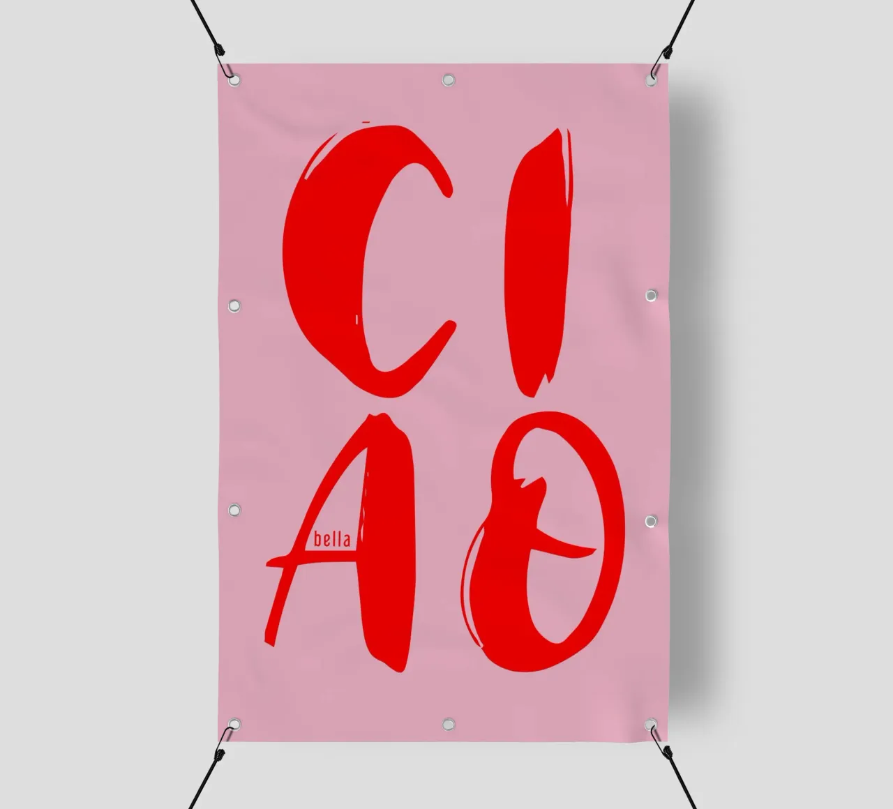 Ciao bella telo in pvc da pierosvisuals