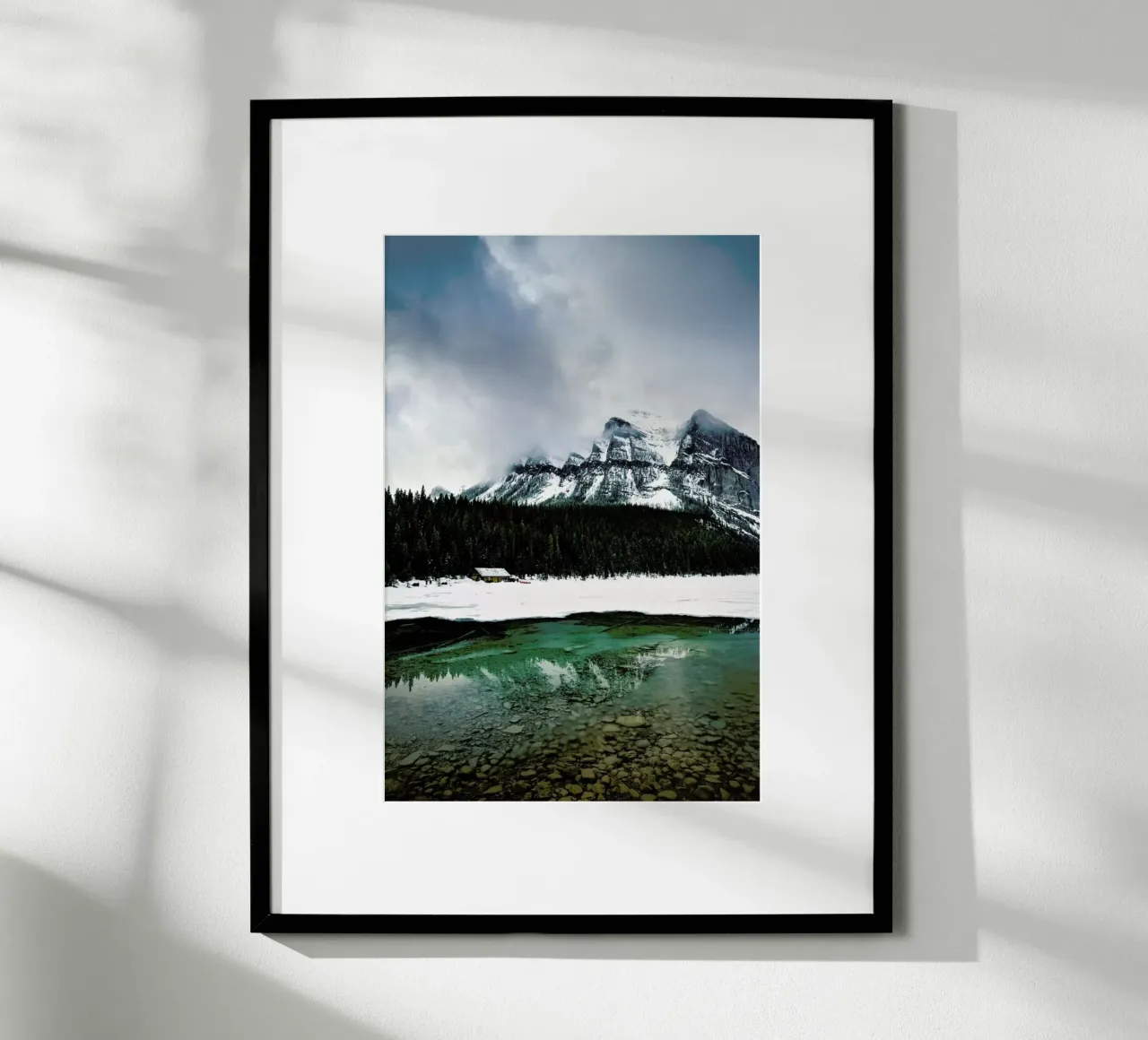 The Boathouse poster con telaio in legno da Cordula Schaefer