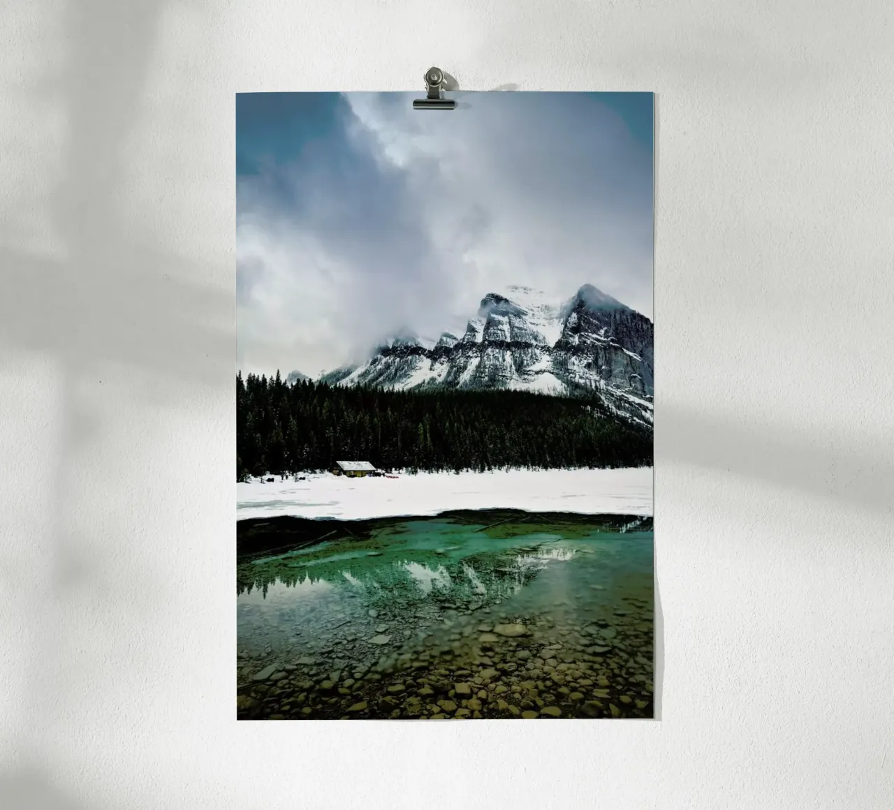 The Boathouse poster con telaio in legno da Cordula Schaefer