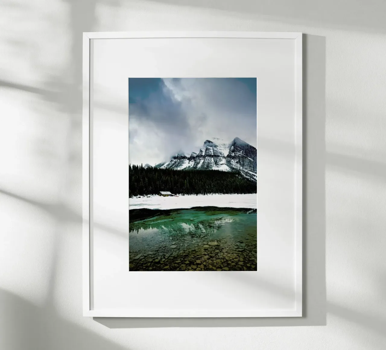The Boathouse poster con telaio in legno da Cordula Schaefer