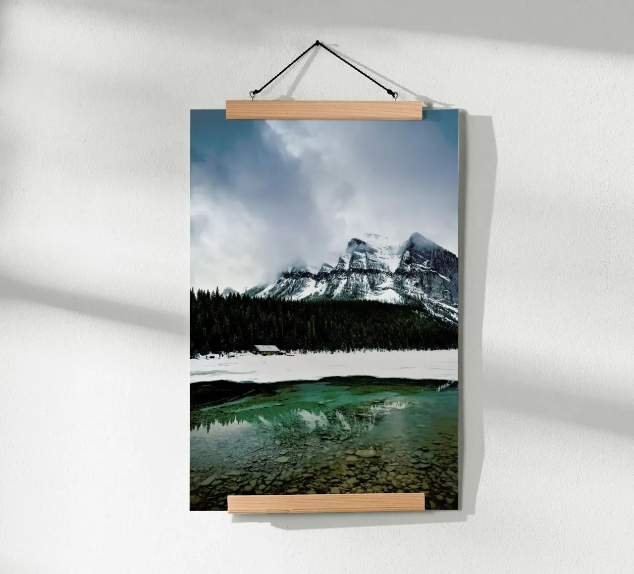 The Boathouse poster con telaio in legno da Cordula Schaefer