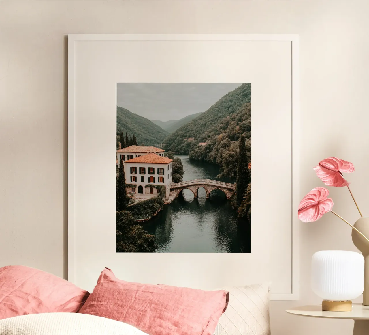 La Dolce Vita poster con telaio in plastica da PhotoVibe Decor