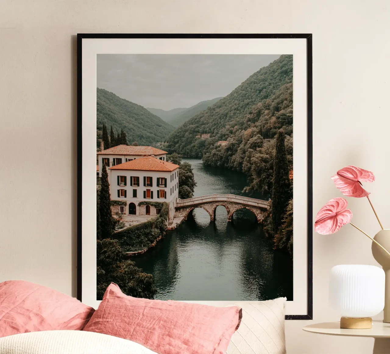 La Dolce Vita poster con telaio in plastica da PhotoVibe Decor