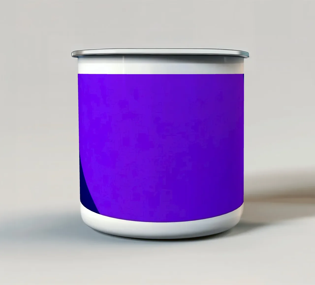Luminosi motivi luminosi astratti viola e blu tazza in smalto da DesignDoodle