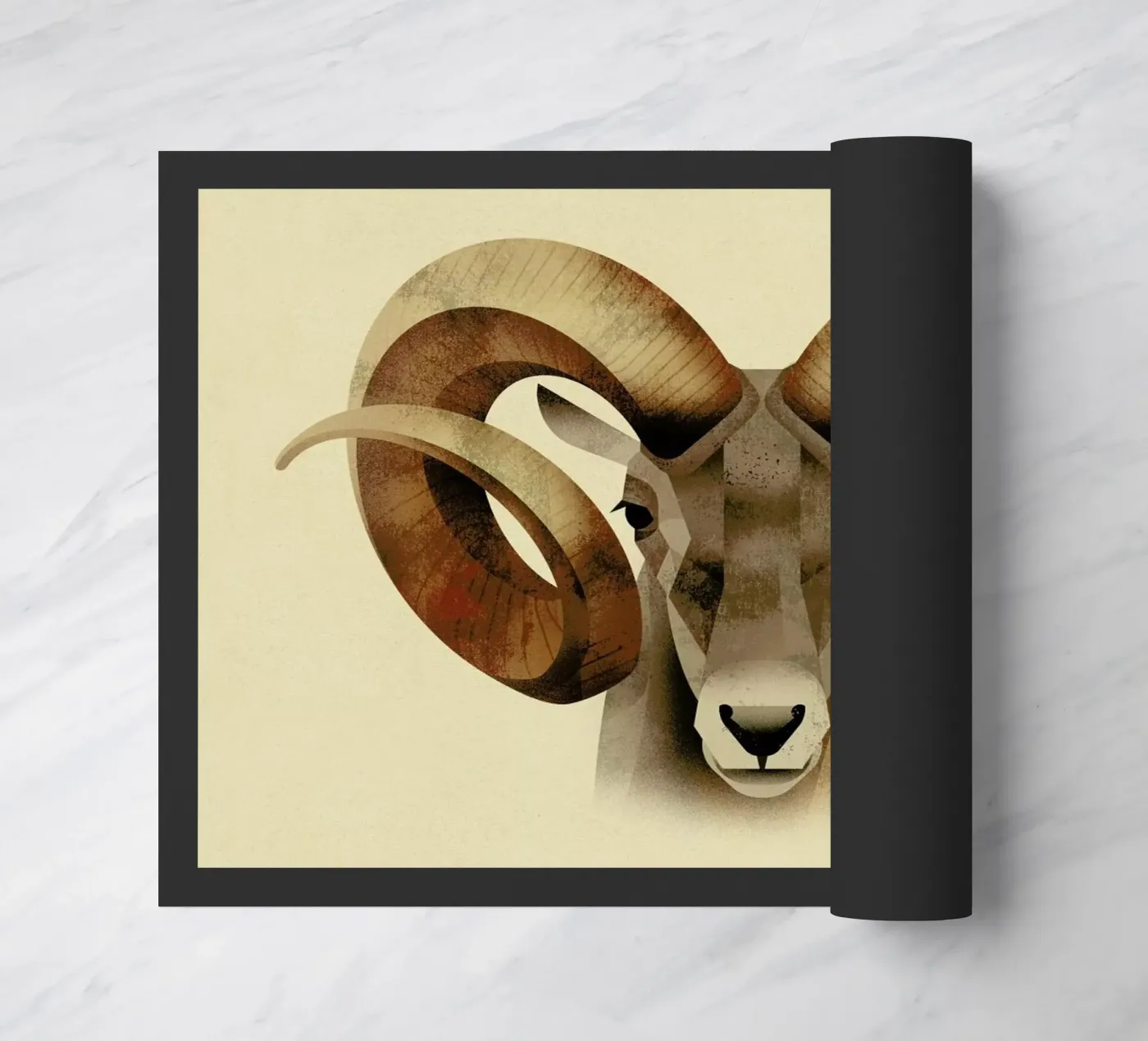 Urial Fußmatte von Dieter Braun