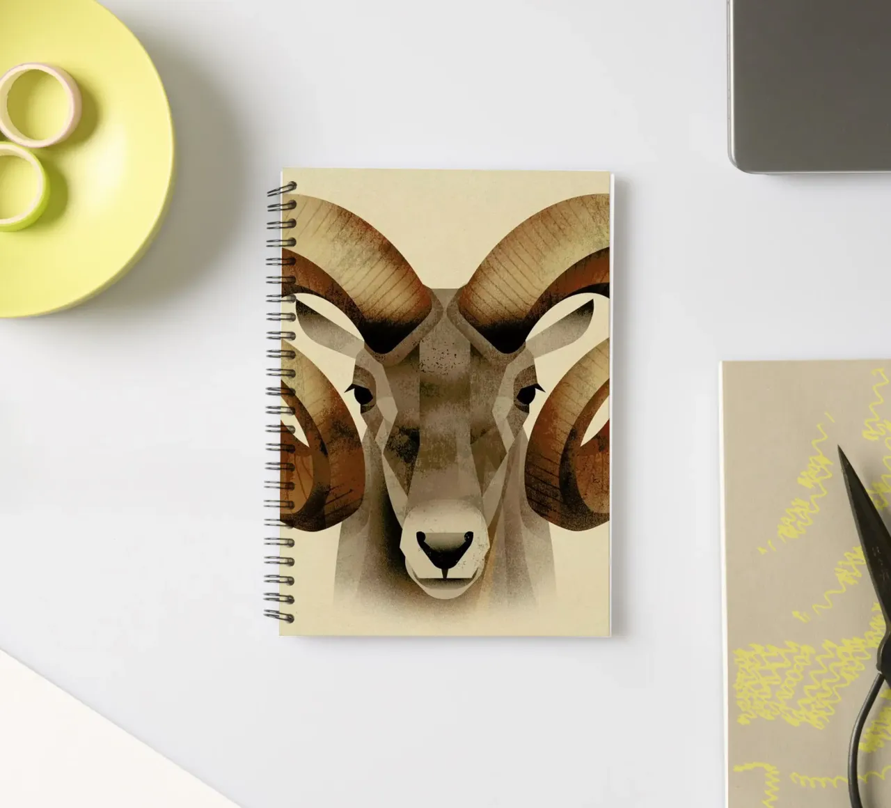 Urial spiral notebook by Dieter Braun