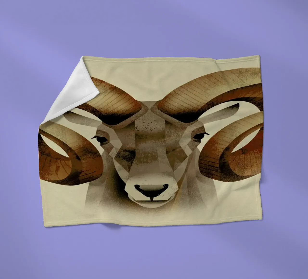 Urial Fleecedecke von Dieter Braun