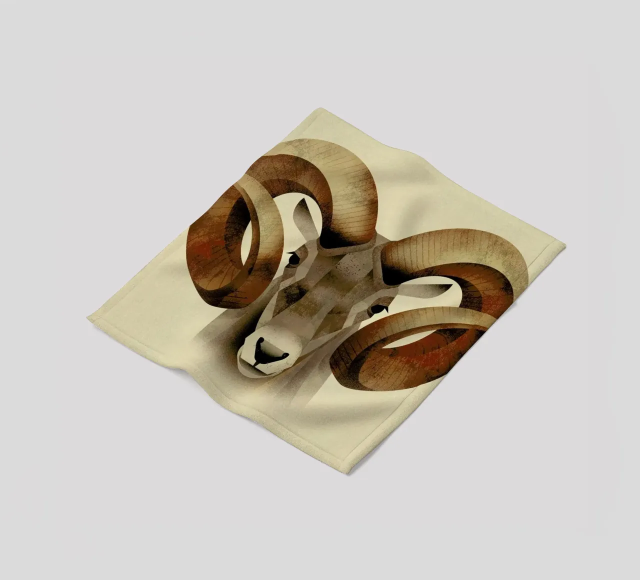 Urial Fleecedecke von Dieter Braun