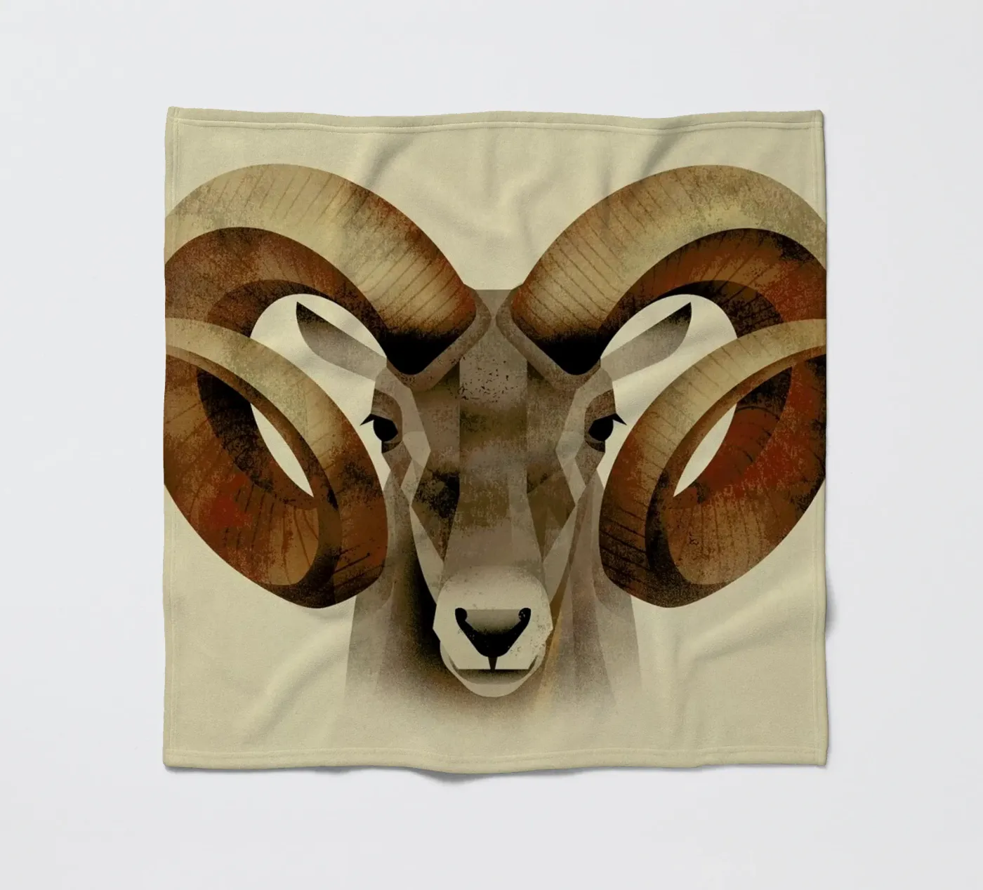 Urial Fleecedecke von Dieter Braun