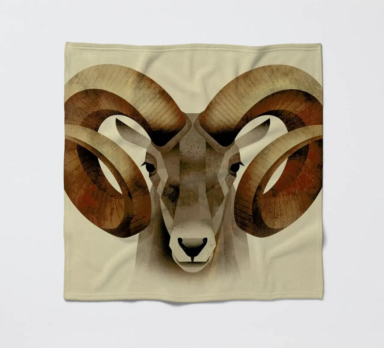 Urial Fleecedecke von Dieter Braun