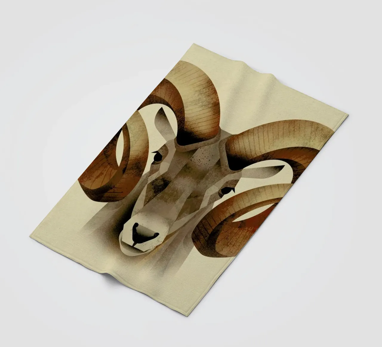 Urial Fleecedecke von Dieter Braun