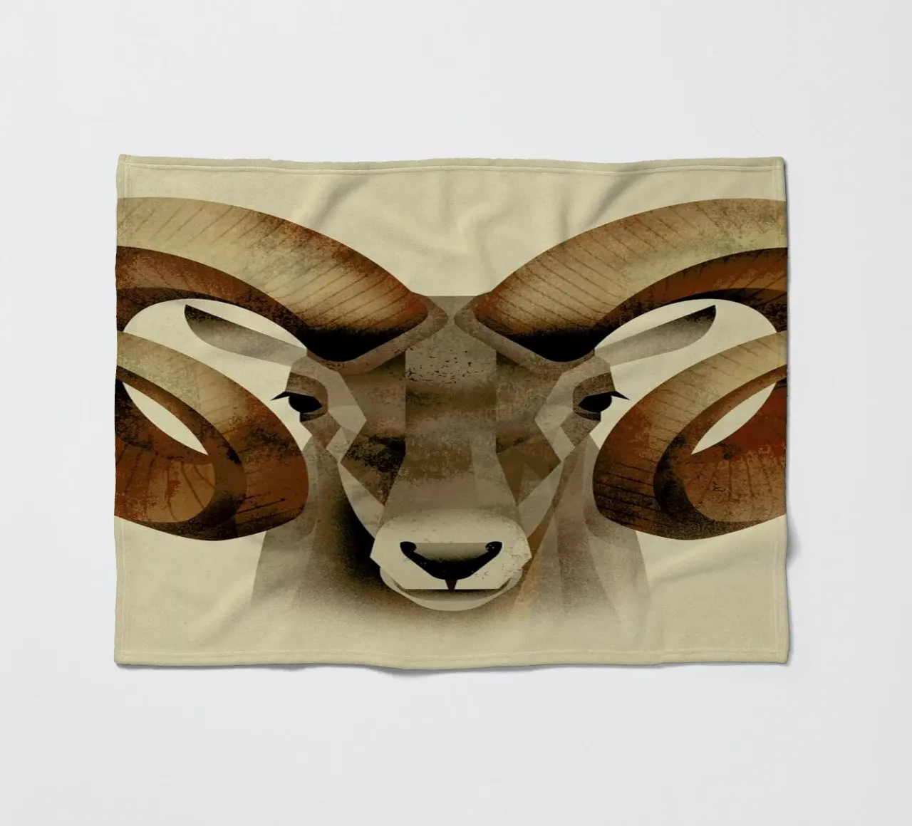 Urial fleece blanket by Dieter Braun
