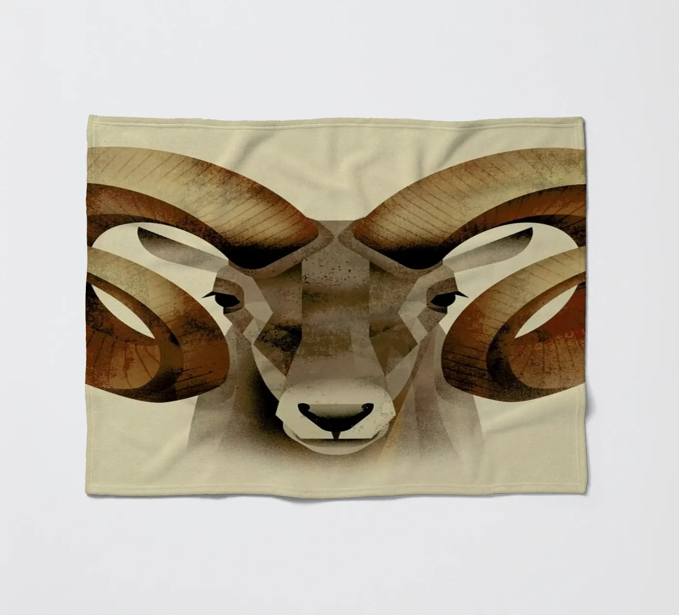 Urial Fleecedecke von Dieter Braun