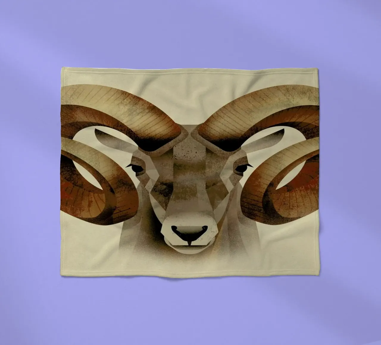 Urial Fleecedecke von Dieter Braun