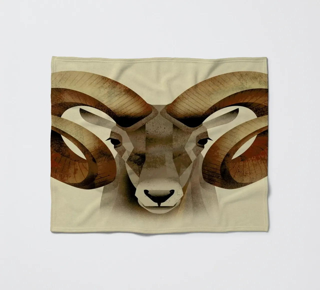 Urial Fleecedecke von Dieter Braun