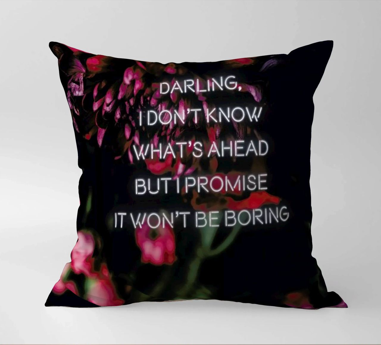 Darling I don't know cuscino da Oh Darling