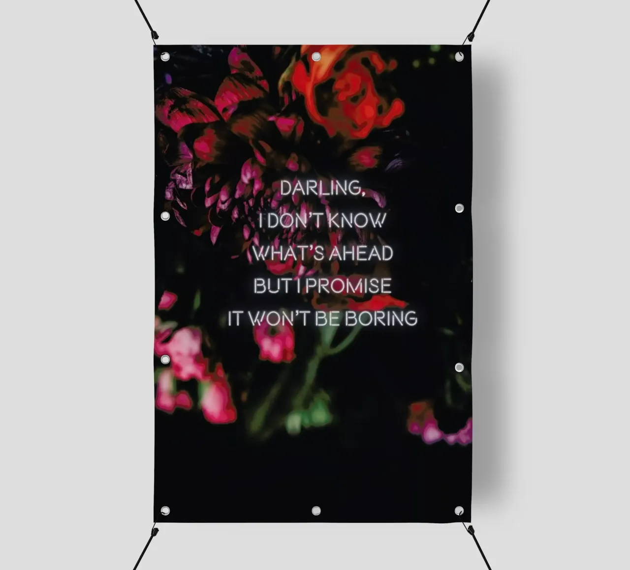 Darling I don't know telo in pvc da Oh Darling