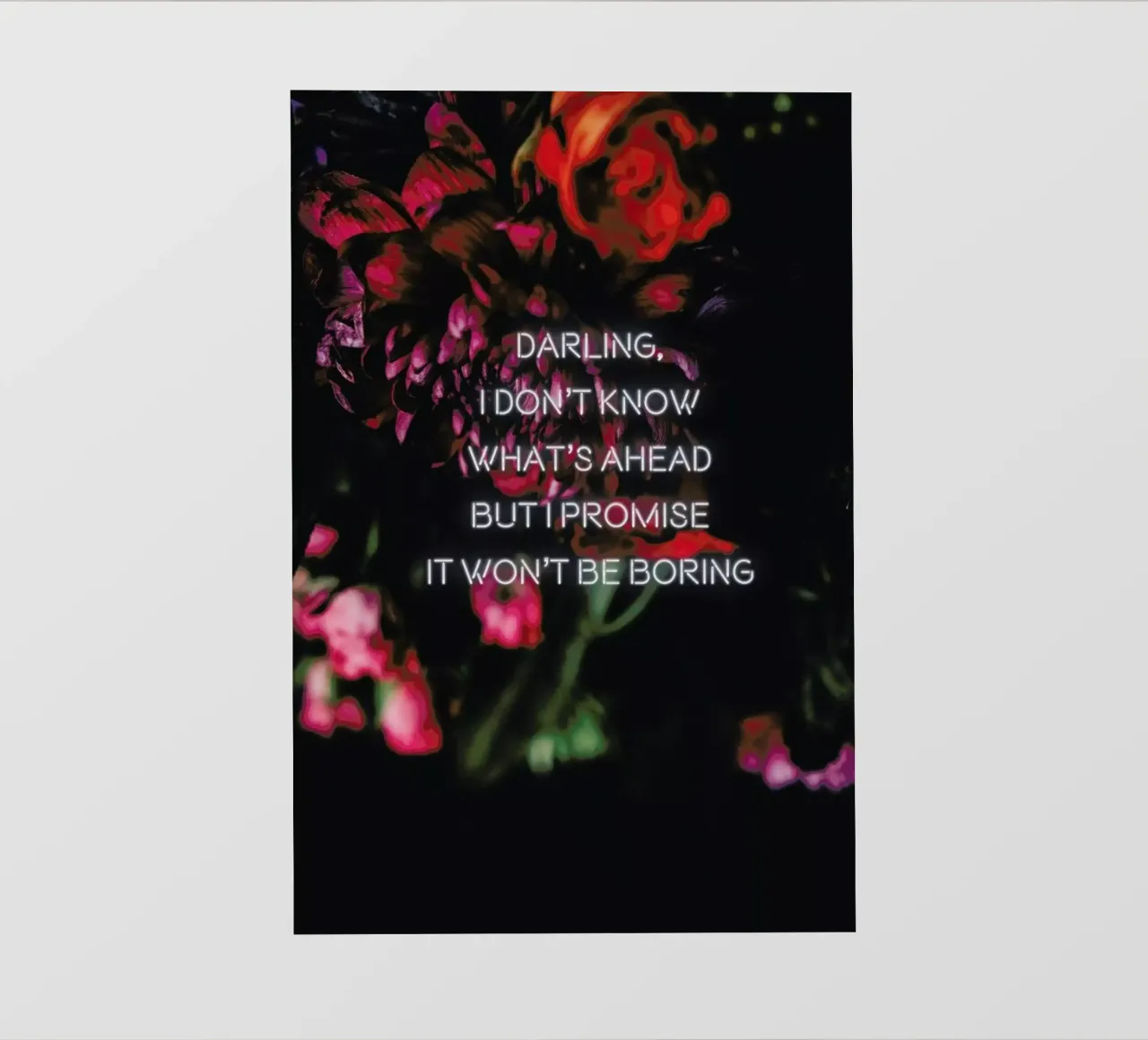 Darling I don't know telo in pvc da Oh Darling