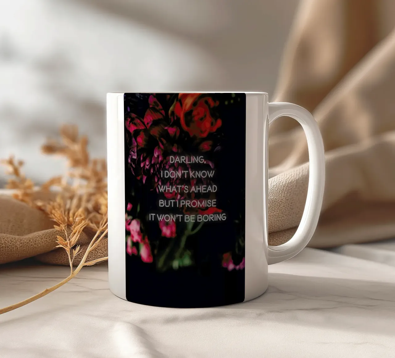 Darling I don't know Keramik Tasse von Oh Darling