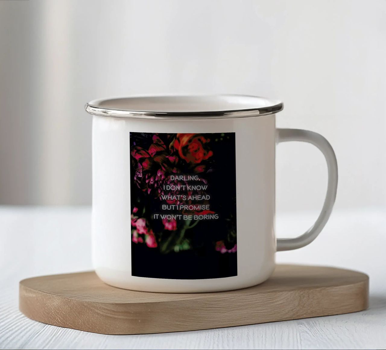 Darling I don't know tazza in smalto da Oh Darling