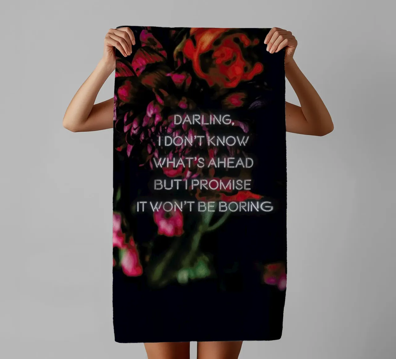 Darling I don't know asciugamano da bagno da Oh Darling