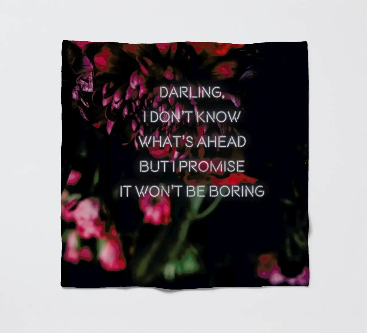 Darling I don't know coperta in pile da Oh Darling