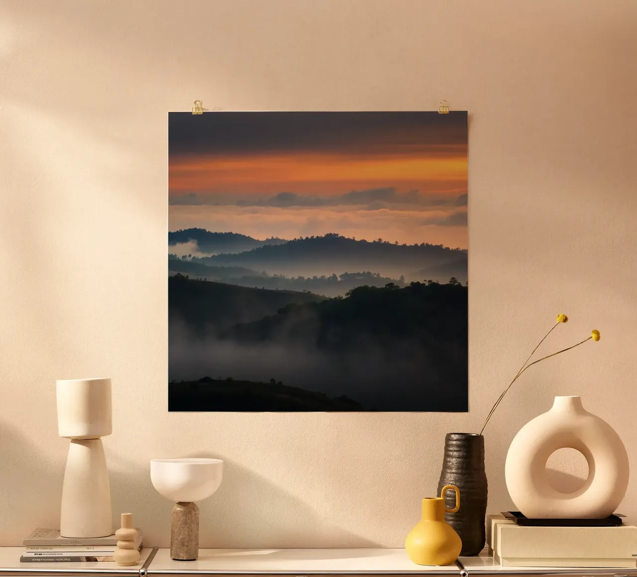 Paesaggio etereo poster da PhotoVibe Decor