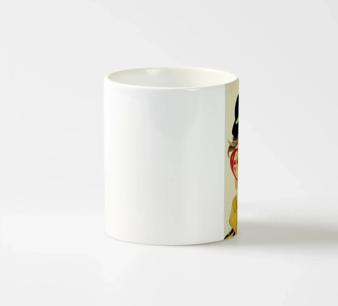 WOW ceramic mug by Giulio Rossi