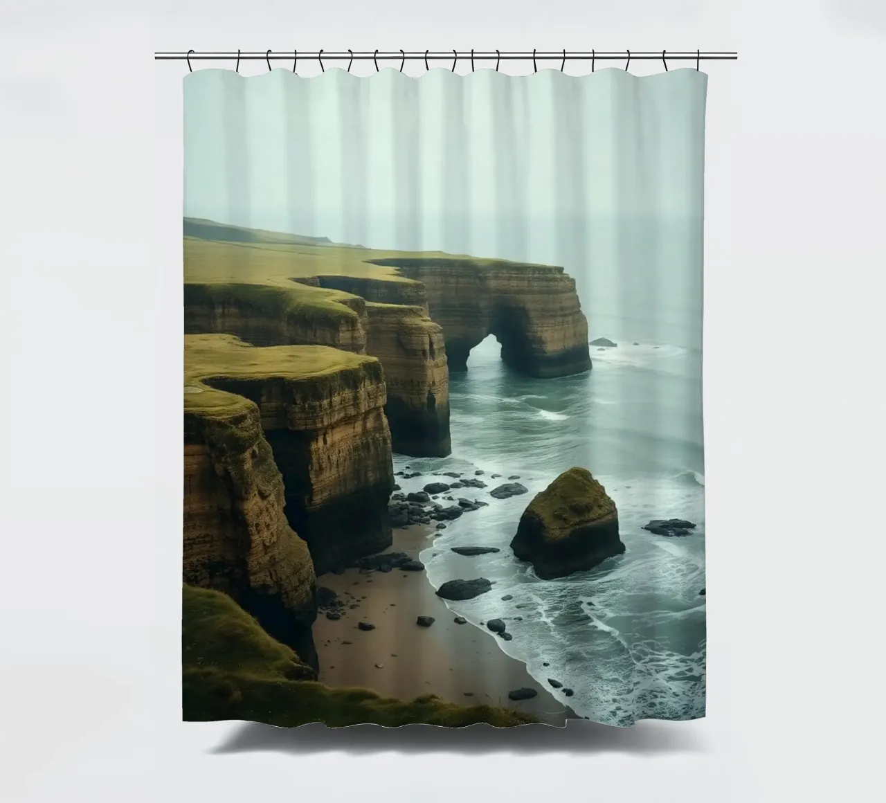 Paesaggio etereo tenda da doccia da PhotoVibe Decor
