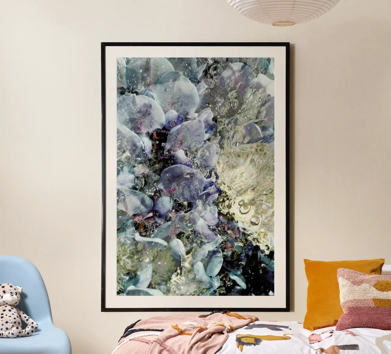 Serendipity poster con telaio in legno da Angelo Cerantola