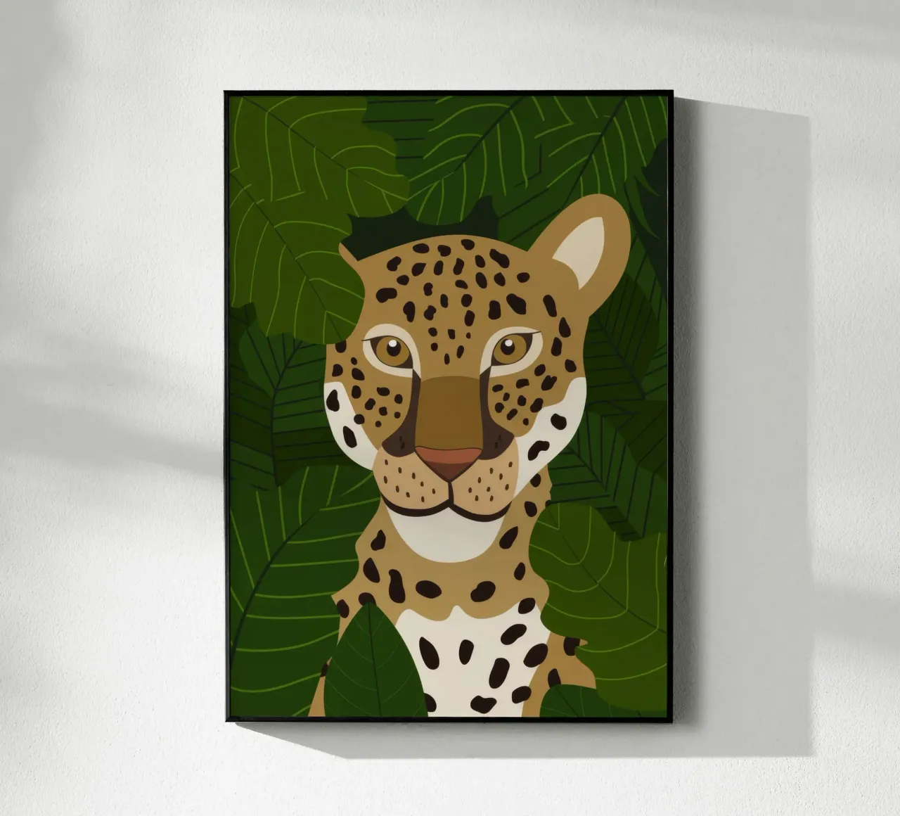 Leopard Portrait plexiglass da Seren Liodra