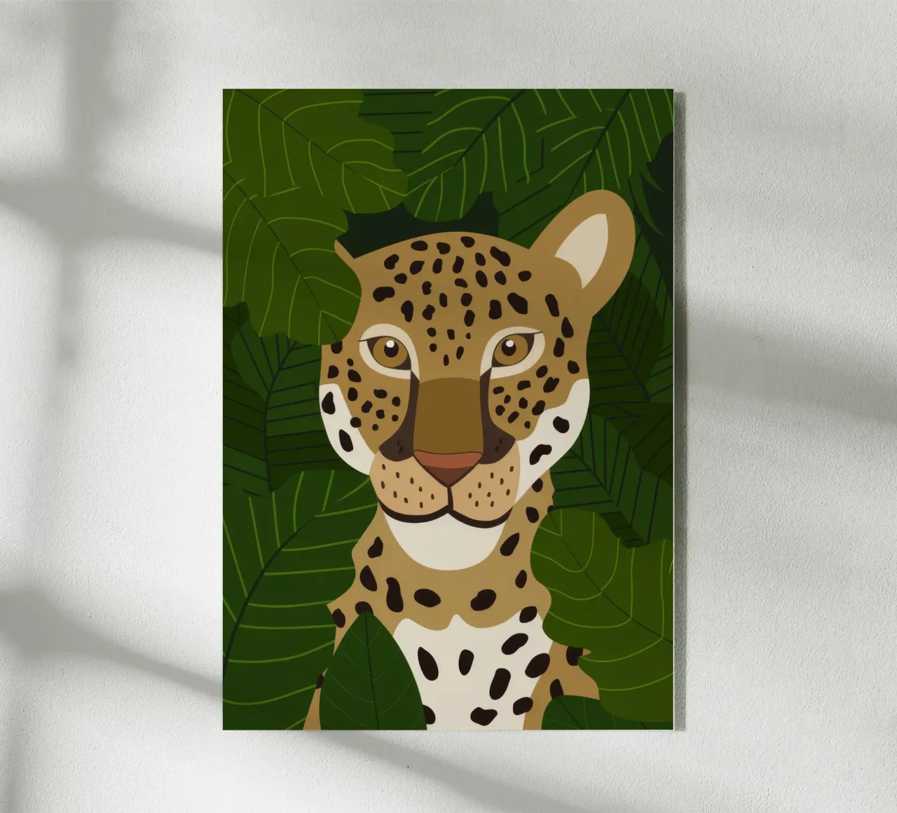 Leopard Portrait plexiglass da Seren Liodra