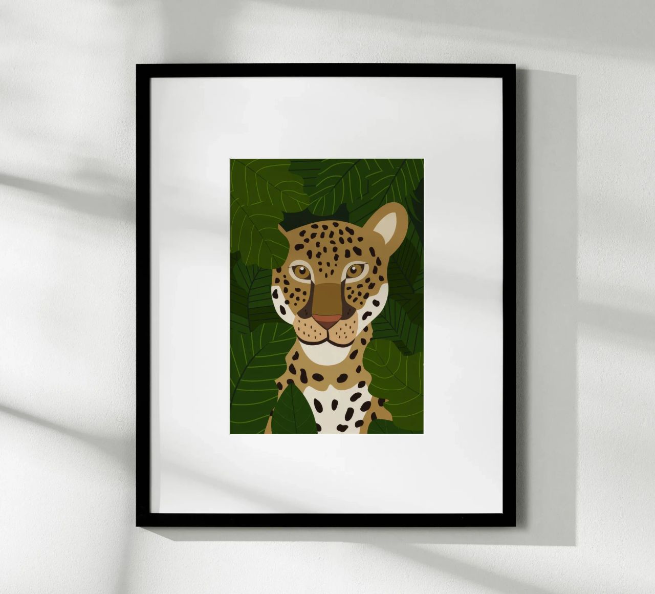 Leoparden-Porträt Poster von Seren Liodra