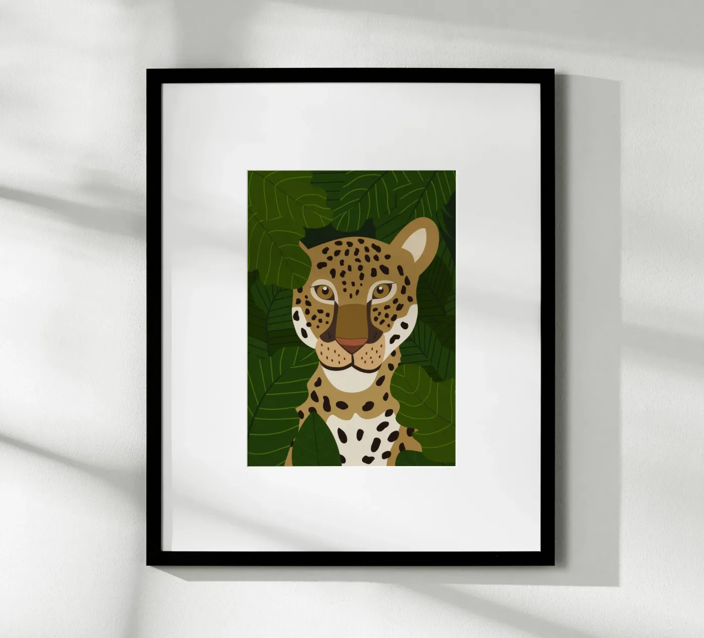 Leopard Portrait Poster von Seren Liodra