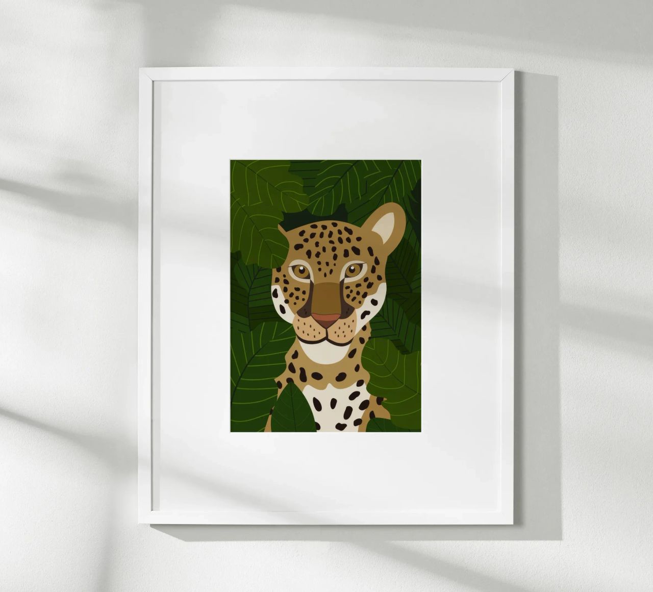 Leoparden-Porträt Poster von Seren Liodra