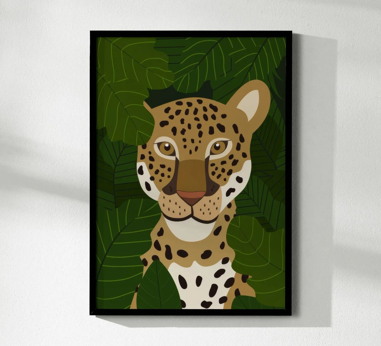 Leoparden-Porträt Poster von Seren Liodra