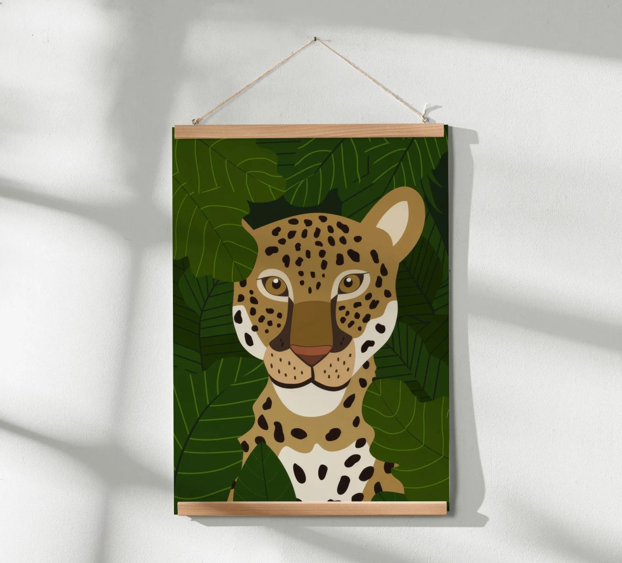 Leoparden-Porträt Poster von Seren Liodra