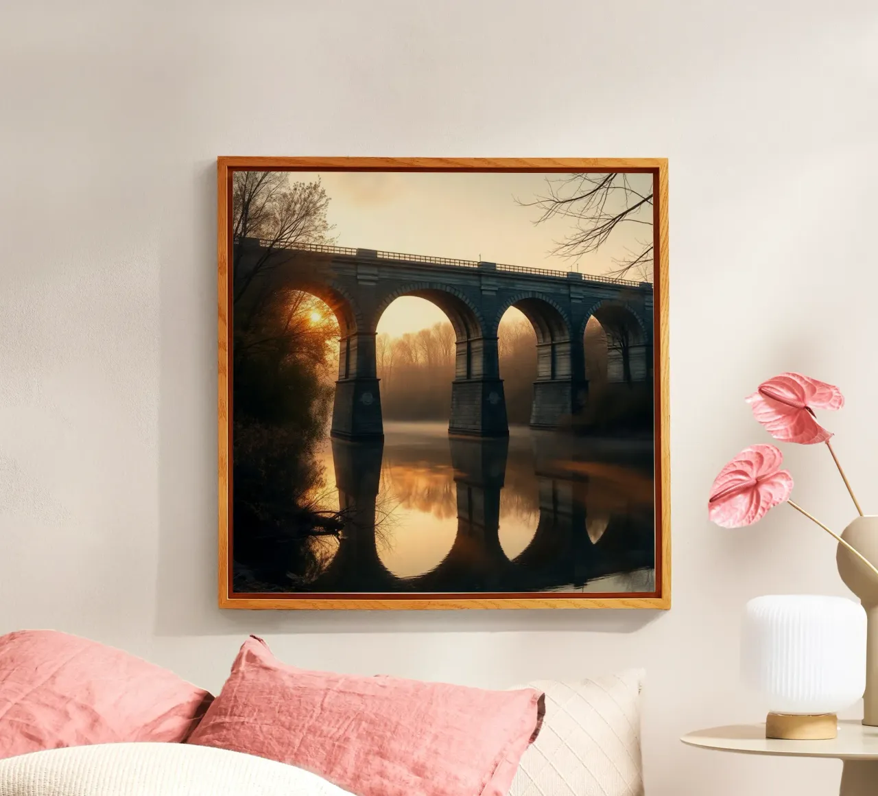 Paesaggio etereo plexiglass da PhotoVibe Decor