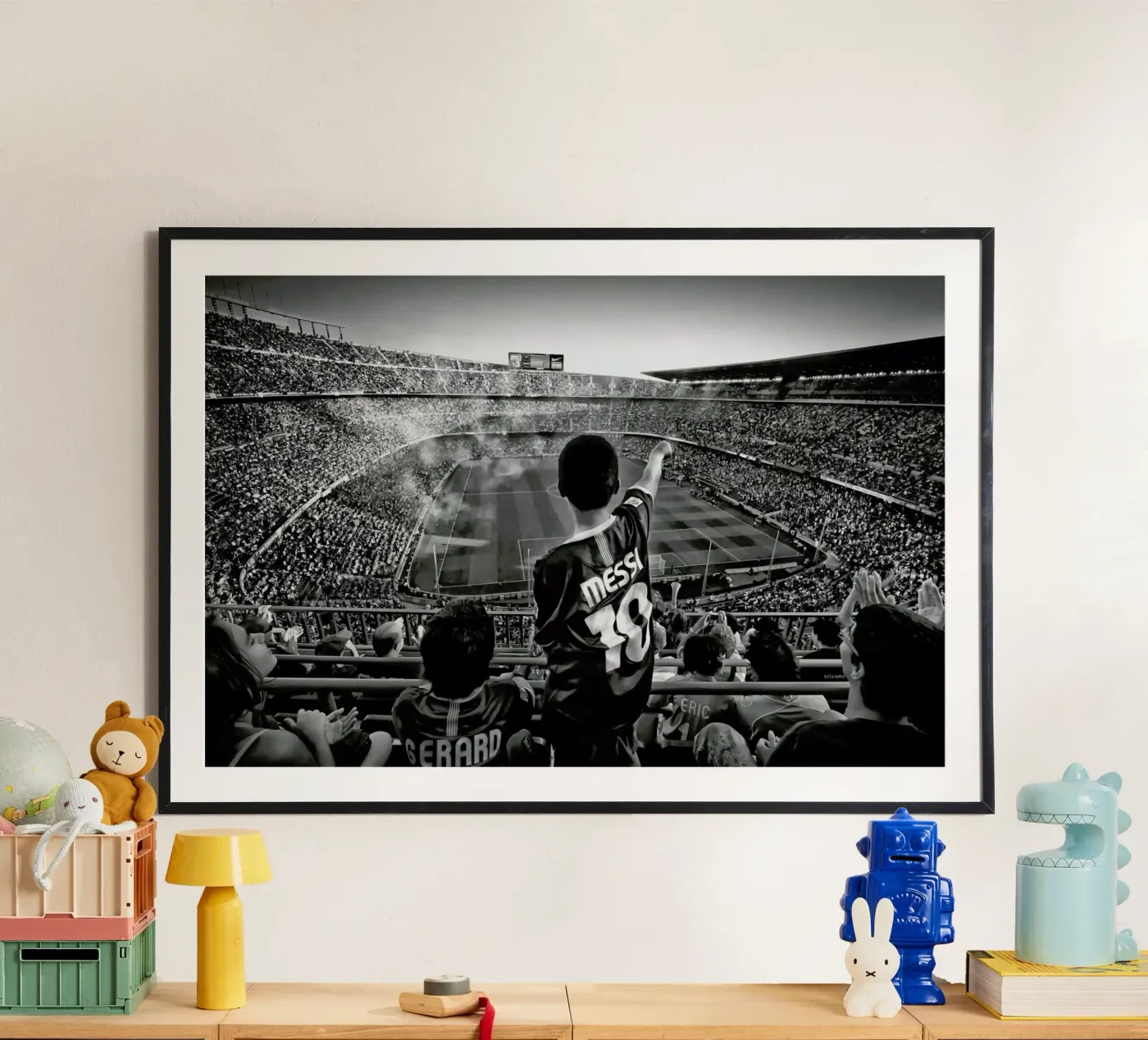 Cathedral Of Football - Clemens Geiger poster van Pictufy