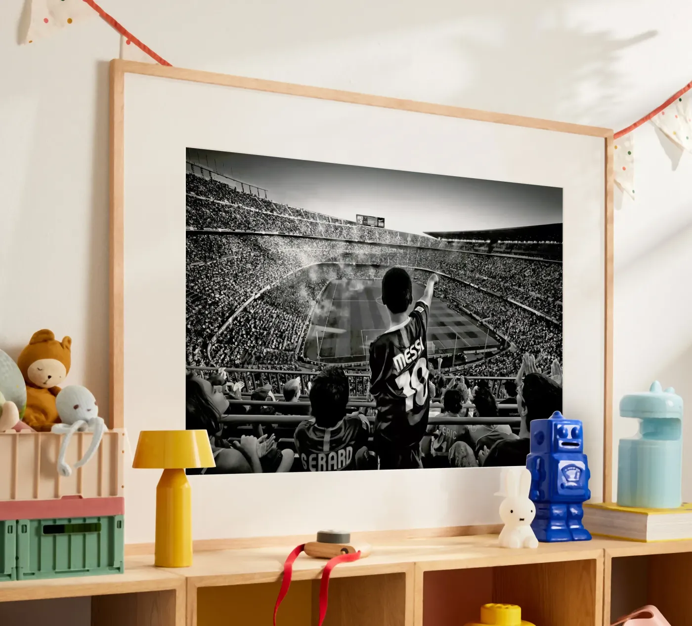Cathedral Of Football - Clemens Geiger poster van Pictufy