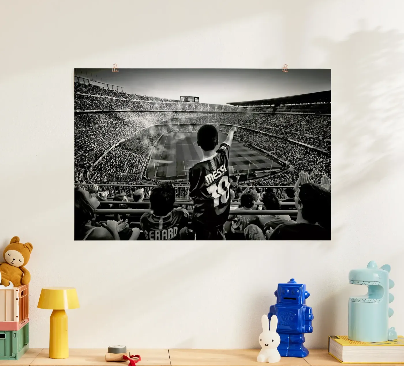 Cathedral Of Football - Clemens Geiger poster van Pictufy