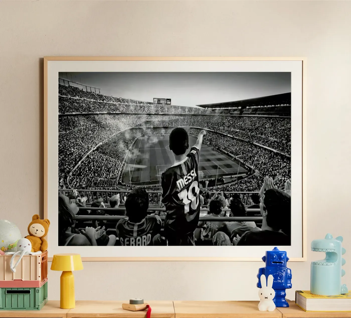 Cathedral Of Football - Clemens Geiger poster van Pictufy