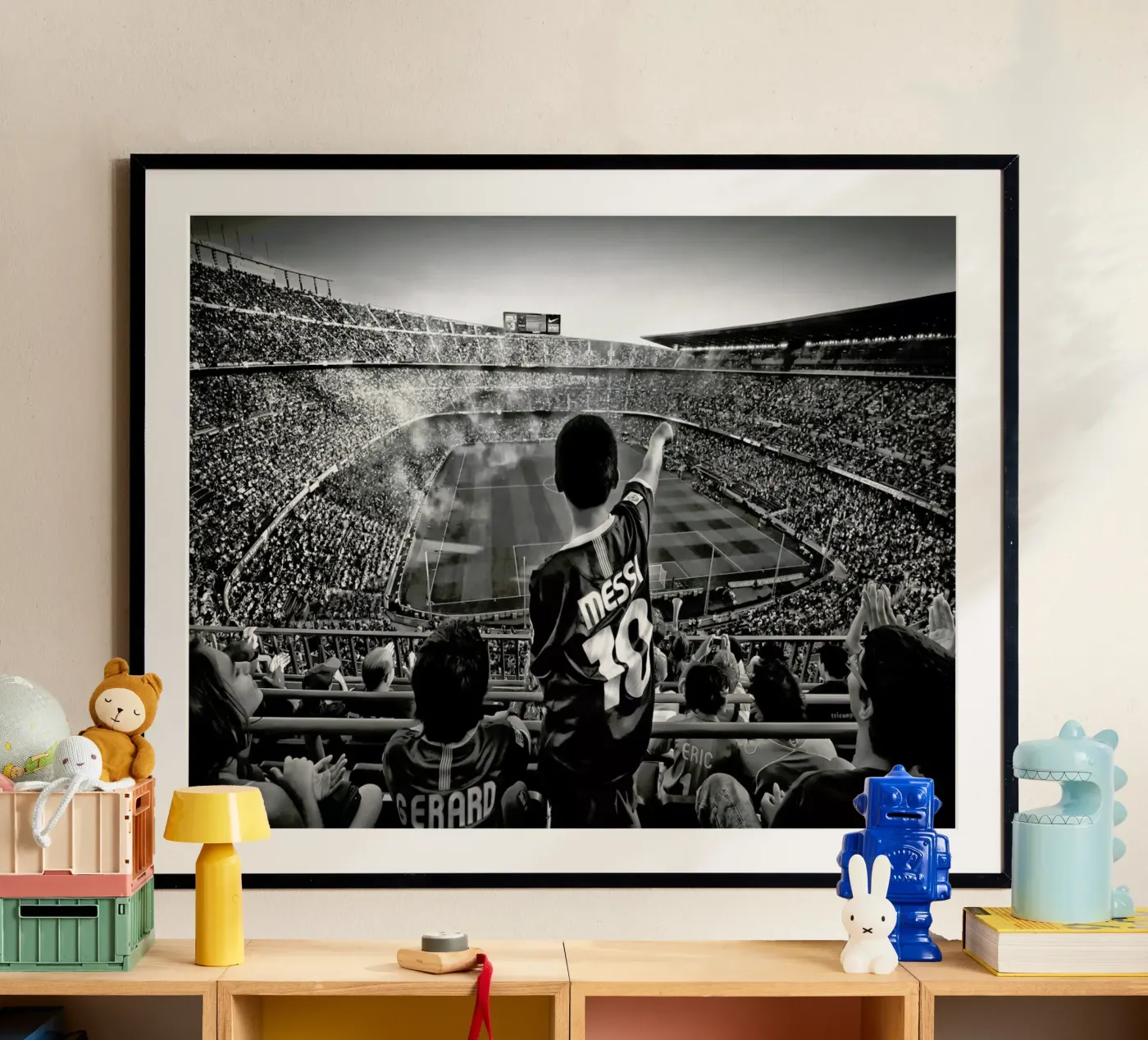 Cathedral Of Football - Clemens Geiger poster van Pictufy