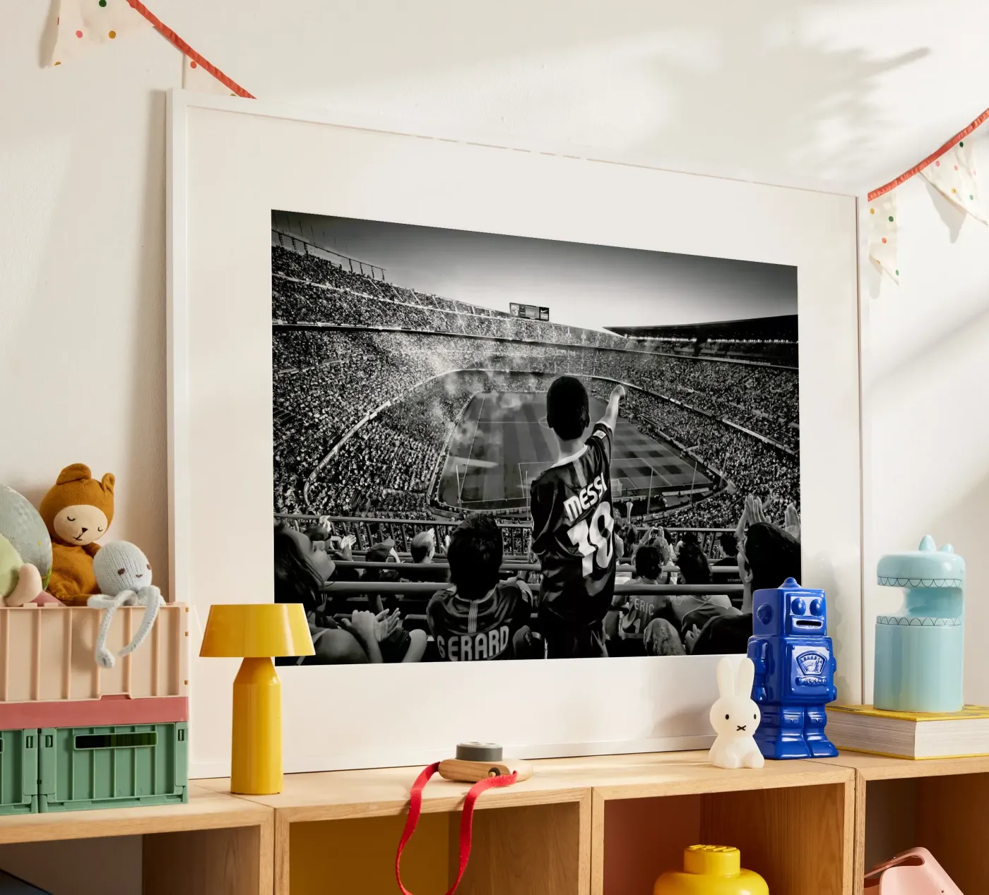 Cathedral Of Football - Clemens Geiger poster van Pictufy