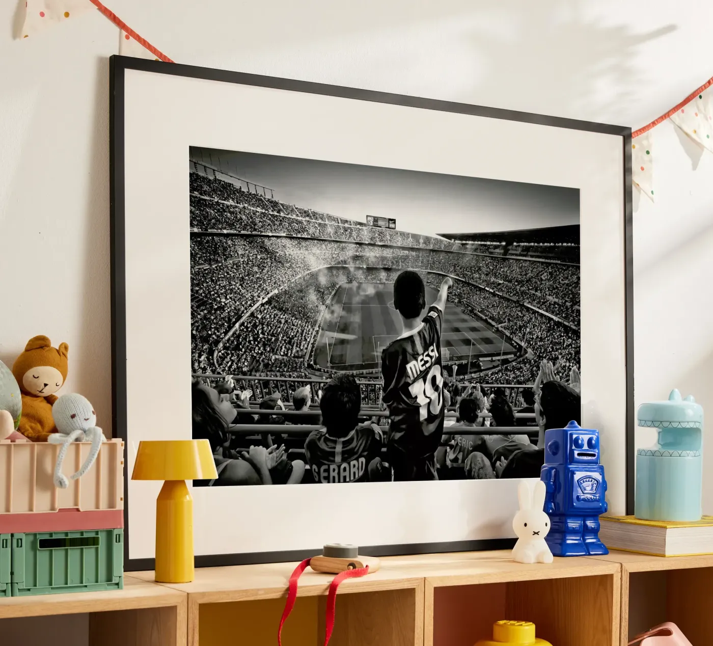 Cathedral Of Football - Clemens Geiger poster van Pictufy