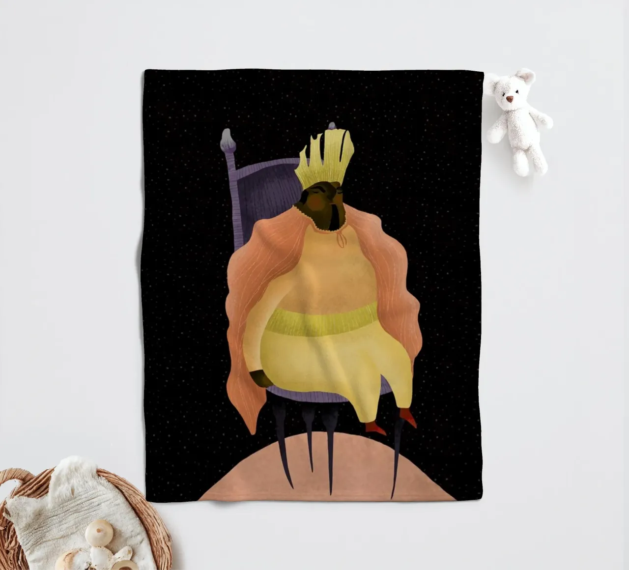 King Fleecedecke von Amalia Restrepo