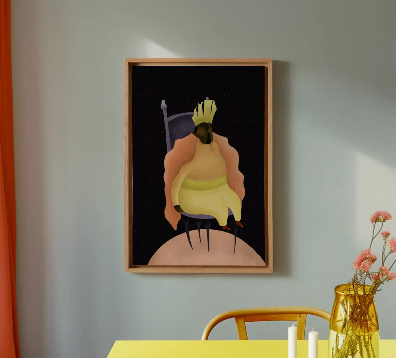 King tela da Amalia Restrepo