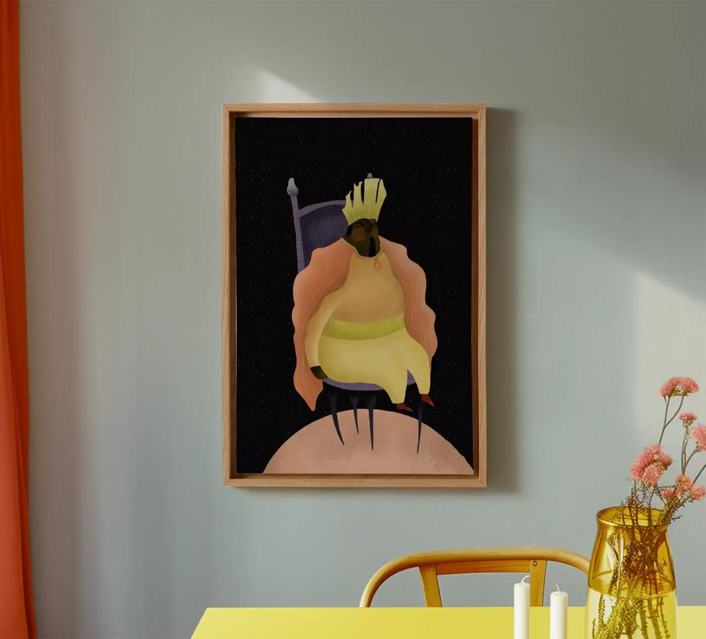 King tela da Amalia Restrepo