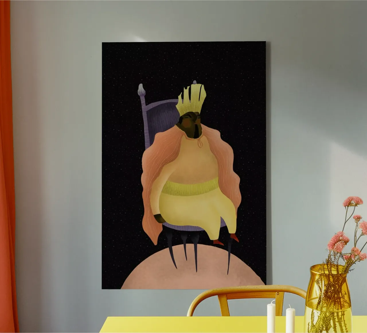 King tela da Amalia Restrepo