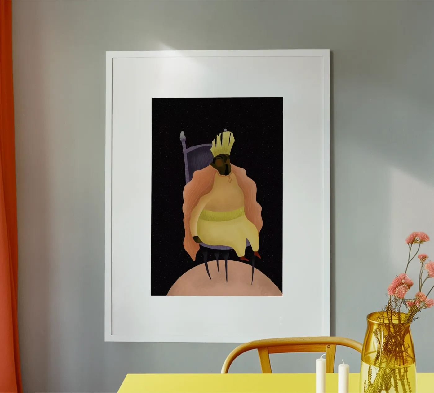 King poster da Amalia Restrepo